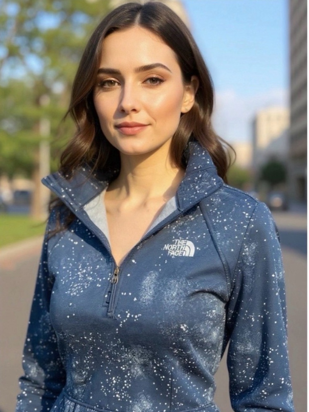 The North Face Women's Navy Milky Way Pullover